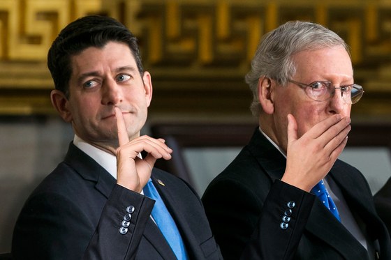Image result for ugly paul ryan and mitch mcconnell