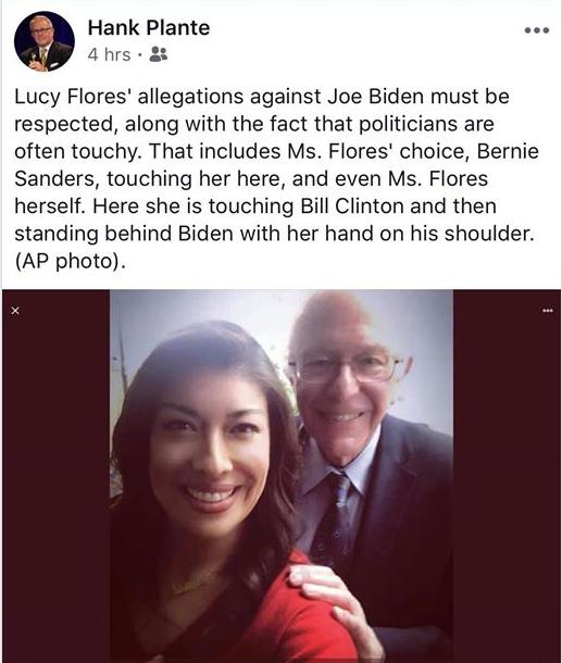 Image result for photos of lucy flores with bernie sanders